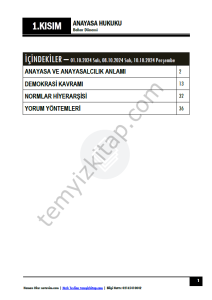 Anayasa Hukuku 24-25 Güz 1