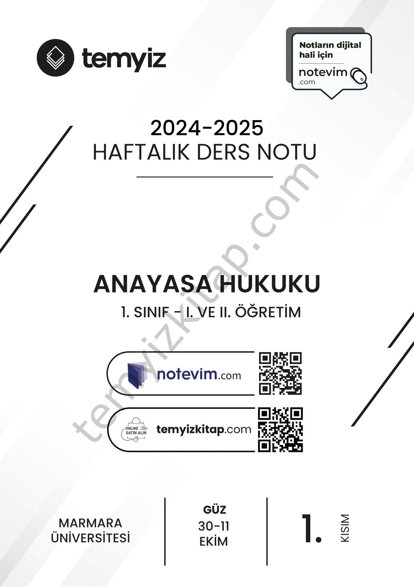 Anayasa Hukuku 24-25 Güz 1