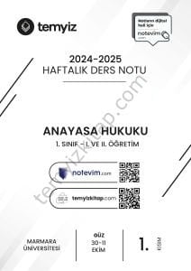 Anayasa Hukuku 24-25 Güz 1