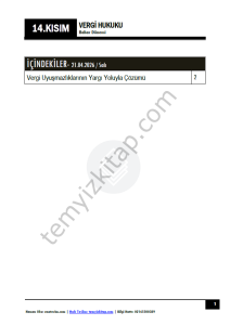 Vergi Hukuku 25-26 Bahar 14