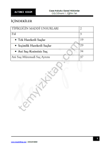 Ceza Hukuku Genel Hükümler 1.Öğretim TEK 22-23 Güz 6