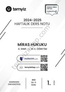 Miras Hukuku 24-25 Güz 1