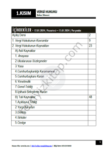 Vergi Hukuku 24-25 Güz 1