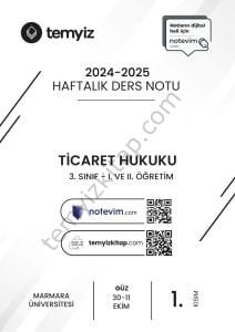 Ticaret Hukuku 24-25 Güz 1