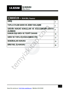 İş Hukuku 25-26 Bahar 14