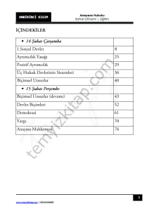 Anayasa Hukuku 1.Öğretim 22-23 Bahar 11