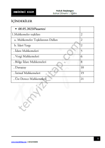 Hukuk Başlangıcı 1.Öğretim 22-23 Bahar 11