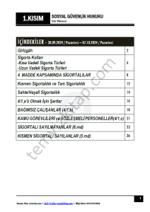 Sosyal Güvenlik Hukuku 24-25 Güz 1