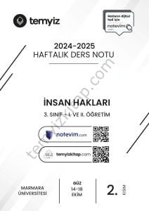 İnsan Hakları 24-25 Güz 2