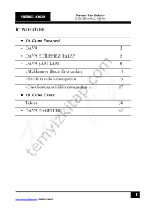 Medeni Usul Hukuku 2.Öğretim 22-23 Güz 7