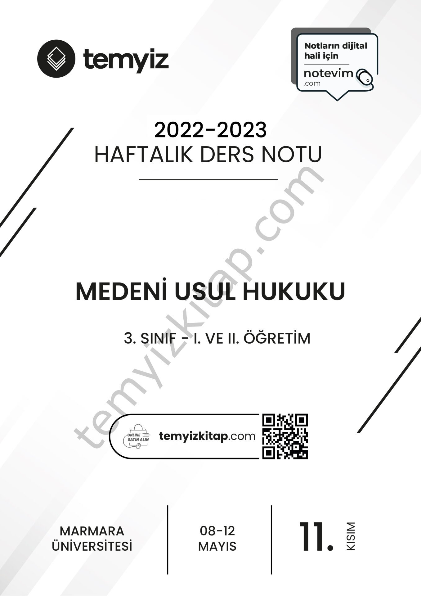Medeni Usul Hukuku 22-23 Bahar 11