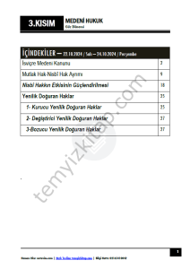 Medeni Hukuk 24-25 Güz 3