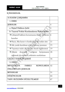 Eşya Hukuku 22-23 Güz 7