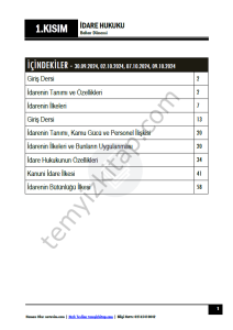 İdare Hukuku 24-25 Güz 1