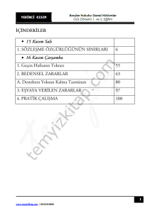 Borçlar Hukuku Genel Hükümler 22-23 Güz 7