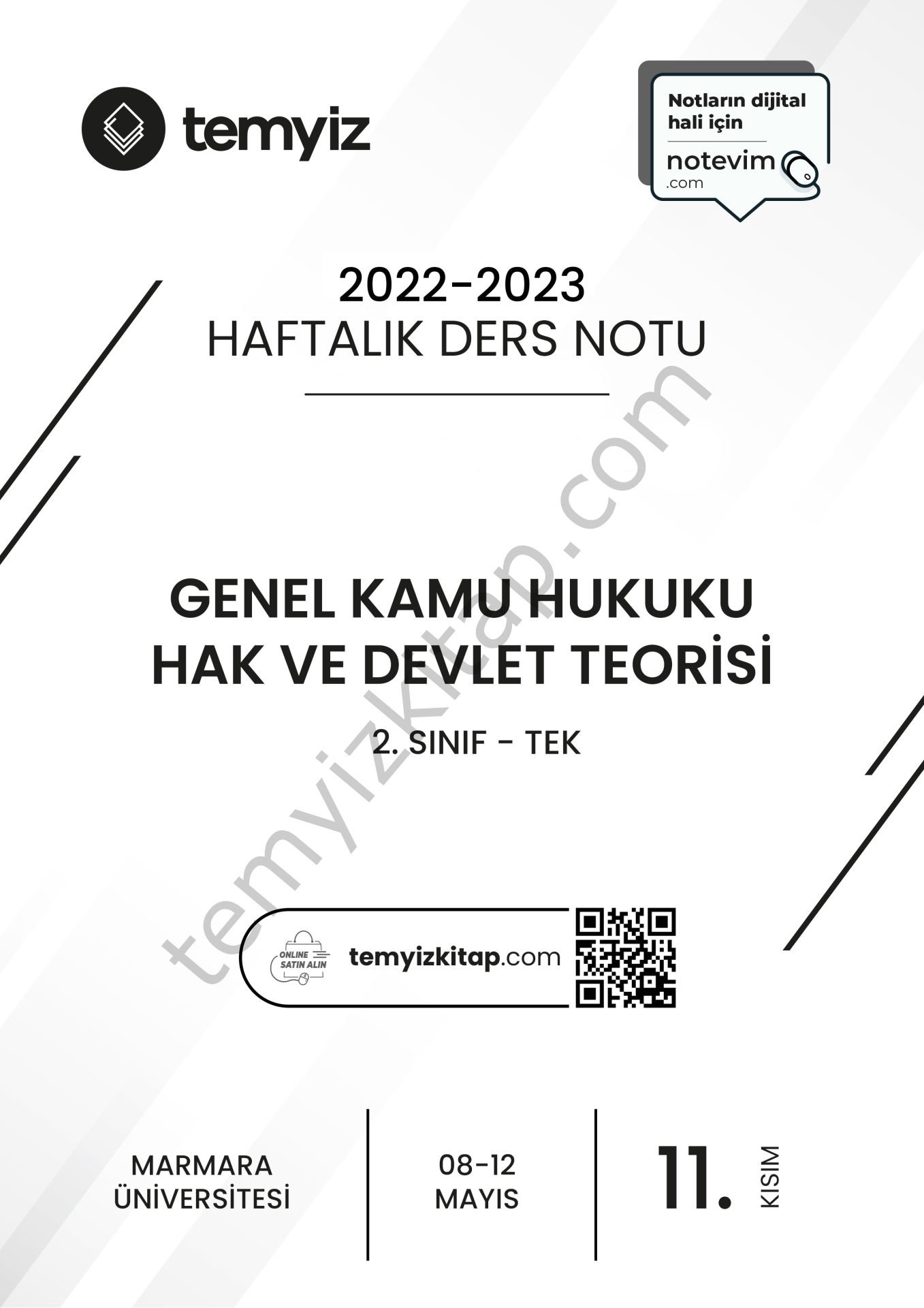 GKH Hak ve Devlet Teorisi TEK 22-23 Bahar 11