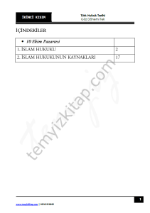 Türk Hukuk Tarihi TEK 22-23 Güz 2