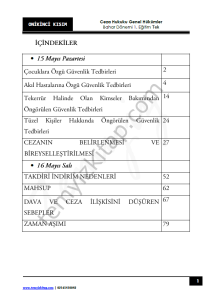 Ceza Hukuku Genel Hükümler 1.Öğretim TEK 22-23 Bahar 12