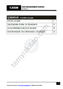 Ceza Muhakemesi Hukuku 1.Öğretim 24-25 Güz 4