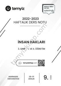 İnsan Hakları 22-23 Güz 9