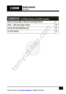 İdare Hukuku 24-25 Güz 2