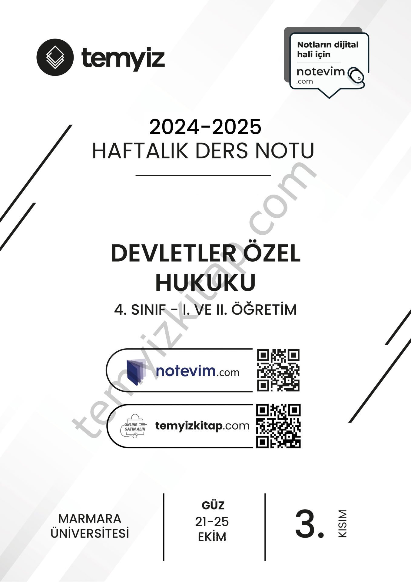 Devletler Özel Hukuku 24-25 Güz 3