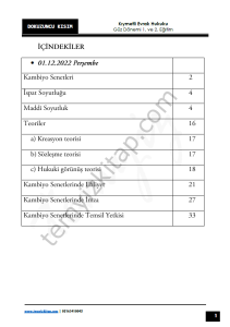 Kıymetli Evrak Hukuku 22-23 Güz 9