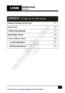 Medeni Hukuk 24-25 Güz 5