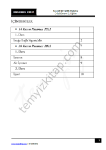 Sosyal Güvenlik Hukuku 2.Öğretim 22-23 Güz 9