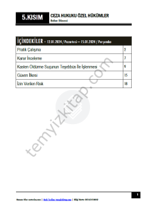 Ceza Hukuku Özel Hükümler 24-25 Güz 5