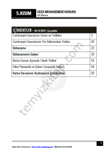 Ceza Muhakemesi Hukuku 2.Öğretim 24-25 Güz 5