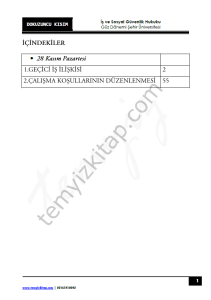 Şehir Üniversitesi İş ve Sosyal Güvenlik Hukuku 22-23 Güz 9