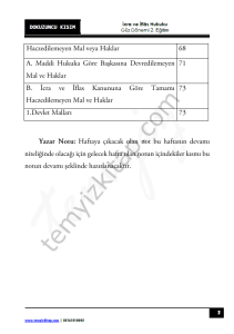 Şehir Üniversitesi Kıymetli Evrak Hukuku 22-23 Güz 9