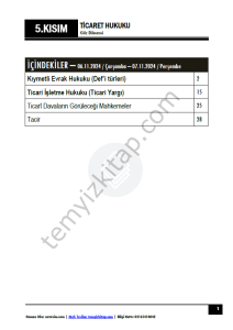 Ticaret Hukuku 24-25 Güz 5