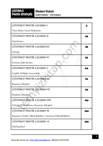 Medeni Hukuk 2023 Çözümlü Pratik Çalışma Kitapçığı