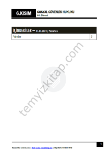 Sosyal Güvenlik Hukuku 24-25 Güz 6