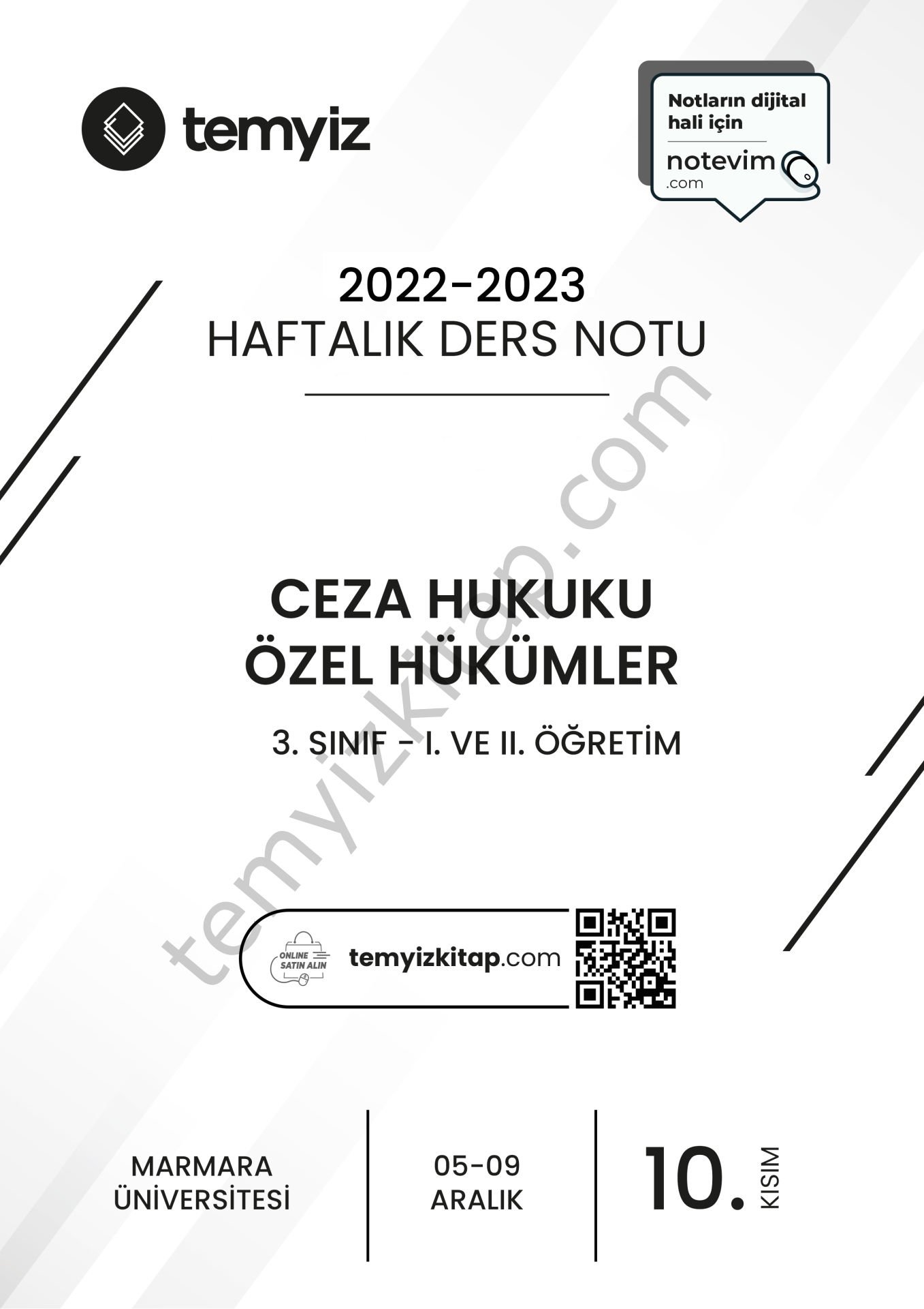 Ceza Hukuku Özel Hükümler 22-23 Güz 10