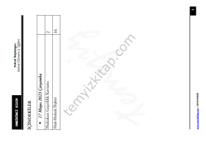 Hukuk Başlangıcı 2.Öğretim 22-23 Bahar 11