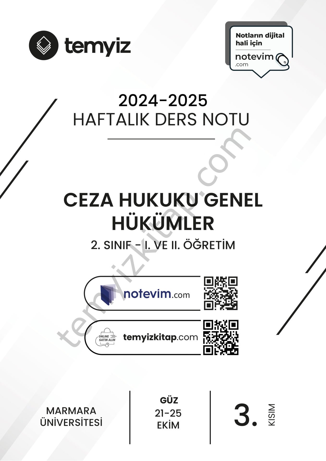 Ceza Hukuku Genel Hükümler 24-25 Güz 3