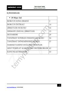 Türk Hukuk Tarihi ÇİFT 22-23 Bahar 14