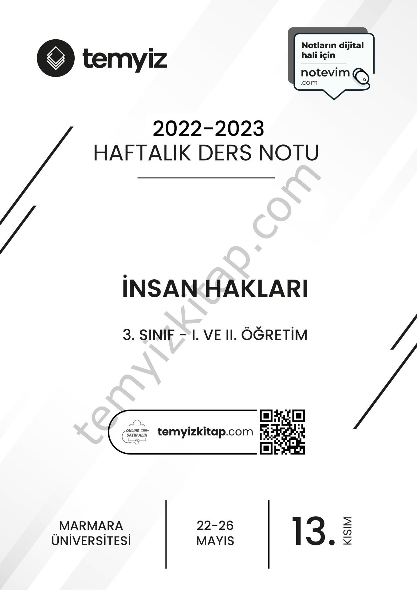 İnsan Hakları 22-23 Bahar 13