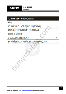 İş Hukuku 24-25 Güz 5