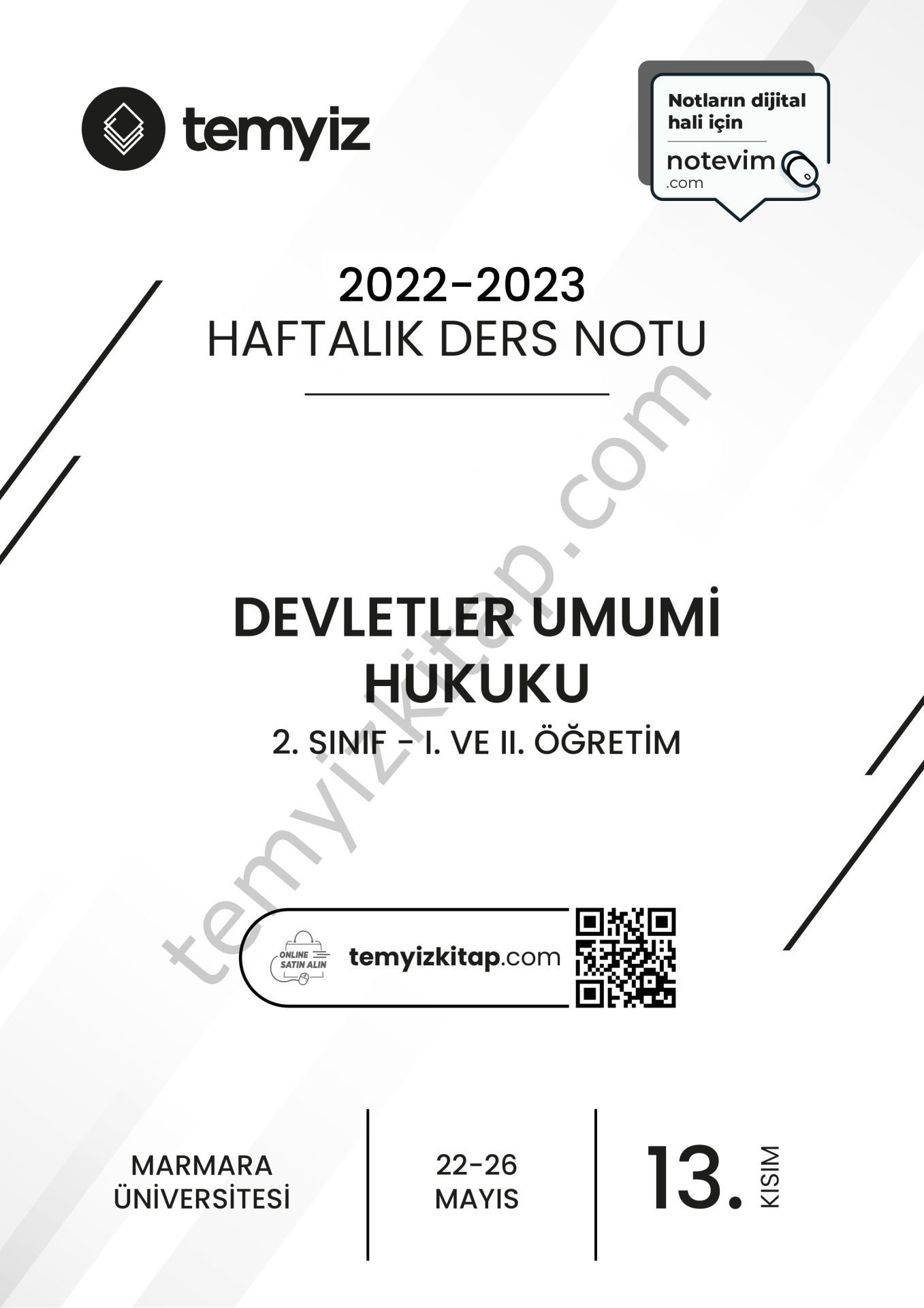 Devletler Umumi Hukuku 22-23 Bahar 13