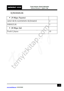 Ceza Hukuku Genel Hükümler 1.Öğretim TEK 22-23 Bahar 14