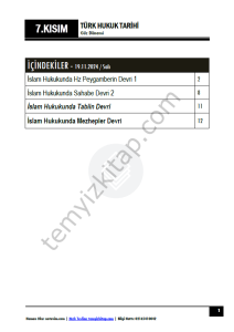 Türk Hukuk Tarihi ÇİFT 24-25 Güz 7