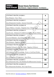 Borçlar Hukuku Özel Hükümler 2023 Çözümlü Pratik Çalışma Kitapçığı