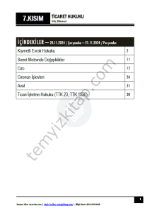 Ticaret Hukuku 24-25 Güz 7