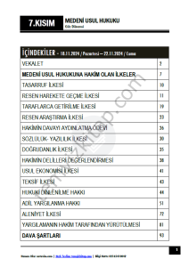 Medeni Usul Hukuku 24-25 Güz 7