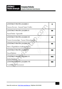 Anayasa Hukuku 2023 Çözümlü Pratik Çalışma Kitapçığı
