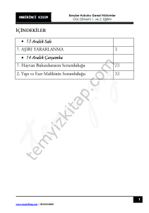 Borçlar Hukuku Genel Hükümler 22-23 Güz 11